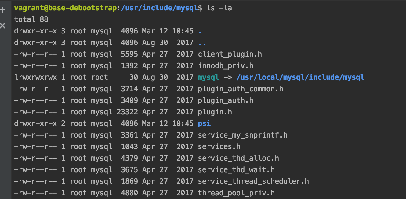 图片4458－无法安装python3的连续报错-mysql include软链接问题
