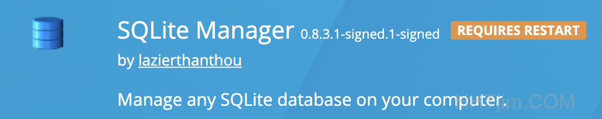 SQLite Manager插件
